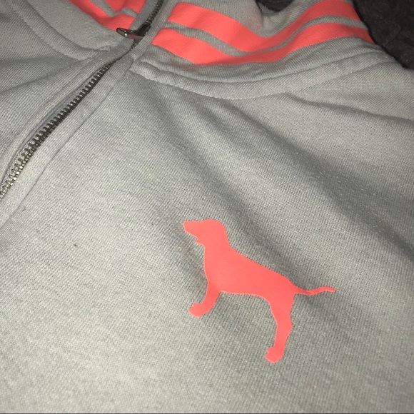 PINK quarter zip sweatshirt - Picture 2 of 4